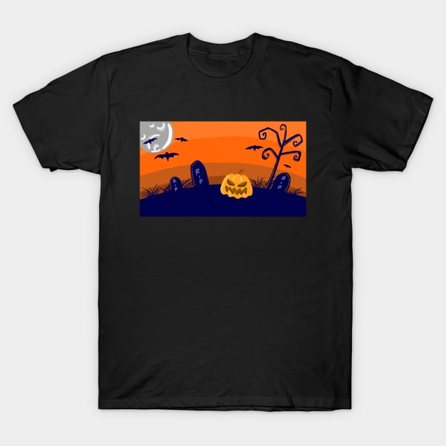 Graveyard T-Shirt by BarnawiMT